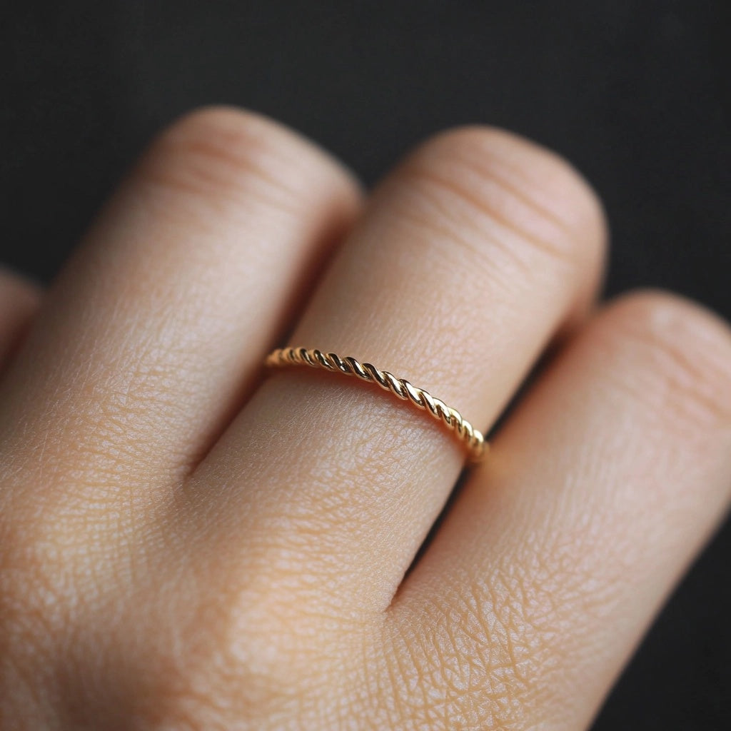 Twisted Stacking Ring