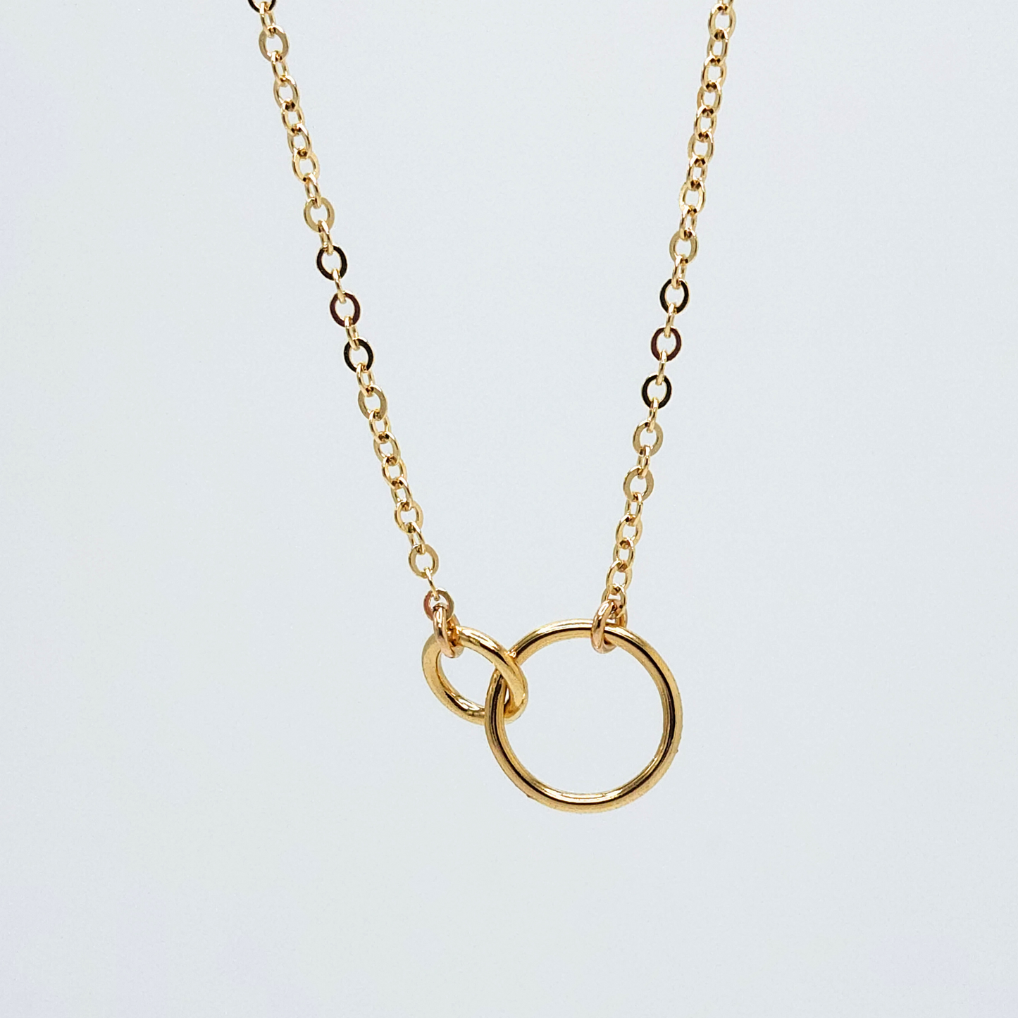 Double Circle Necklace