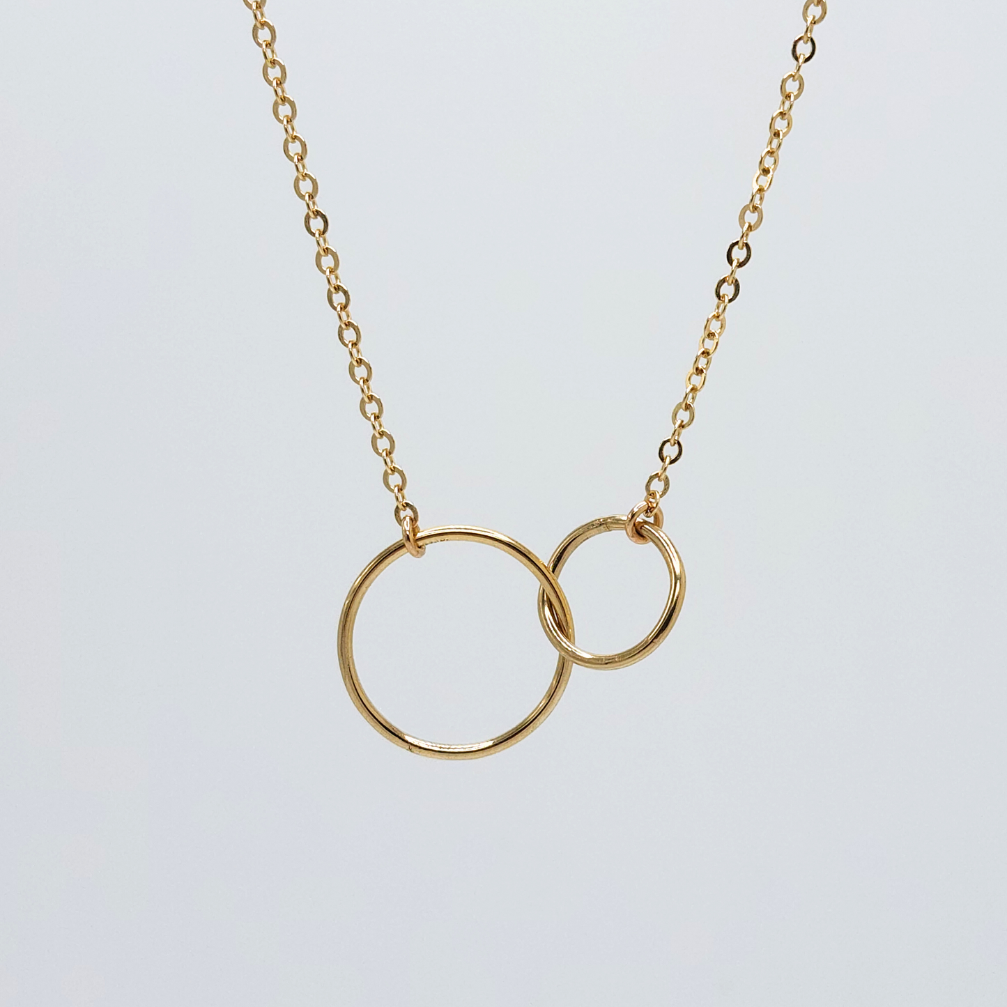 Double Circle Necklace