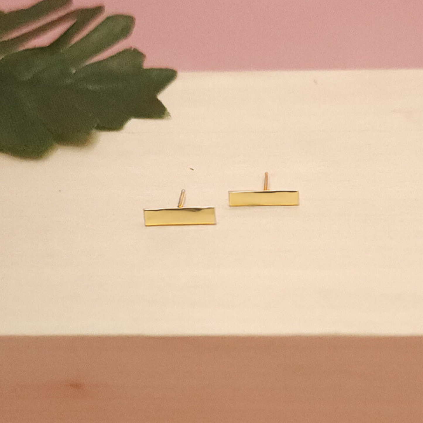 Bar Stud Earrings