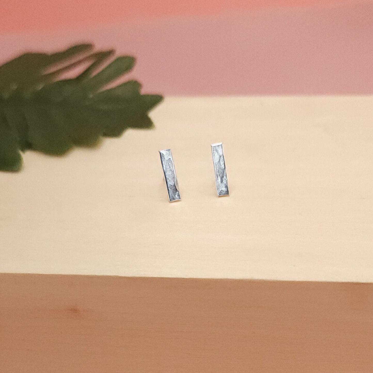 Bar Stud Earrings