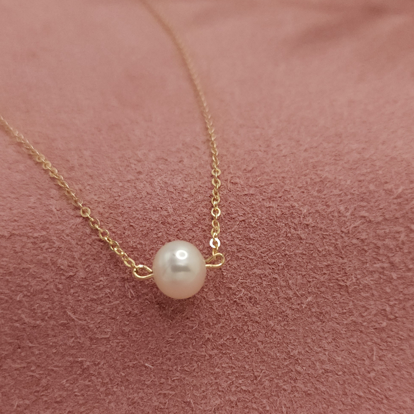 Fuzed Freshwater Pearl Necklace