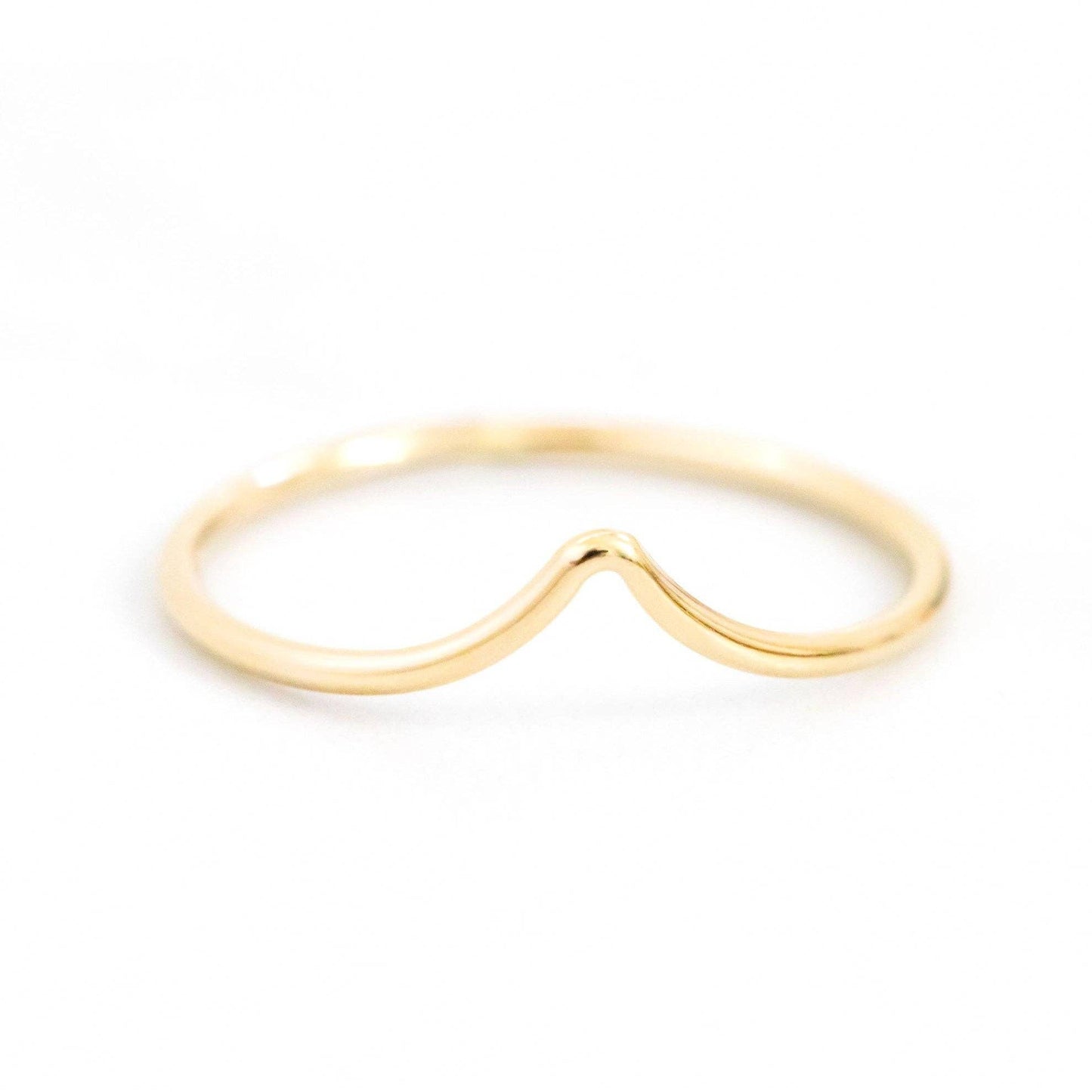 Chevron Stacking Ring